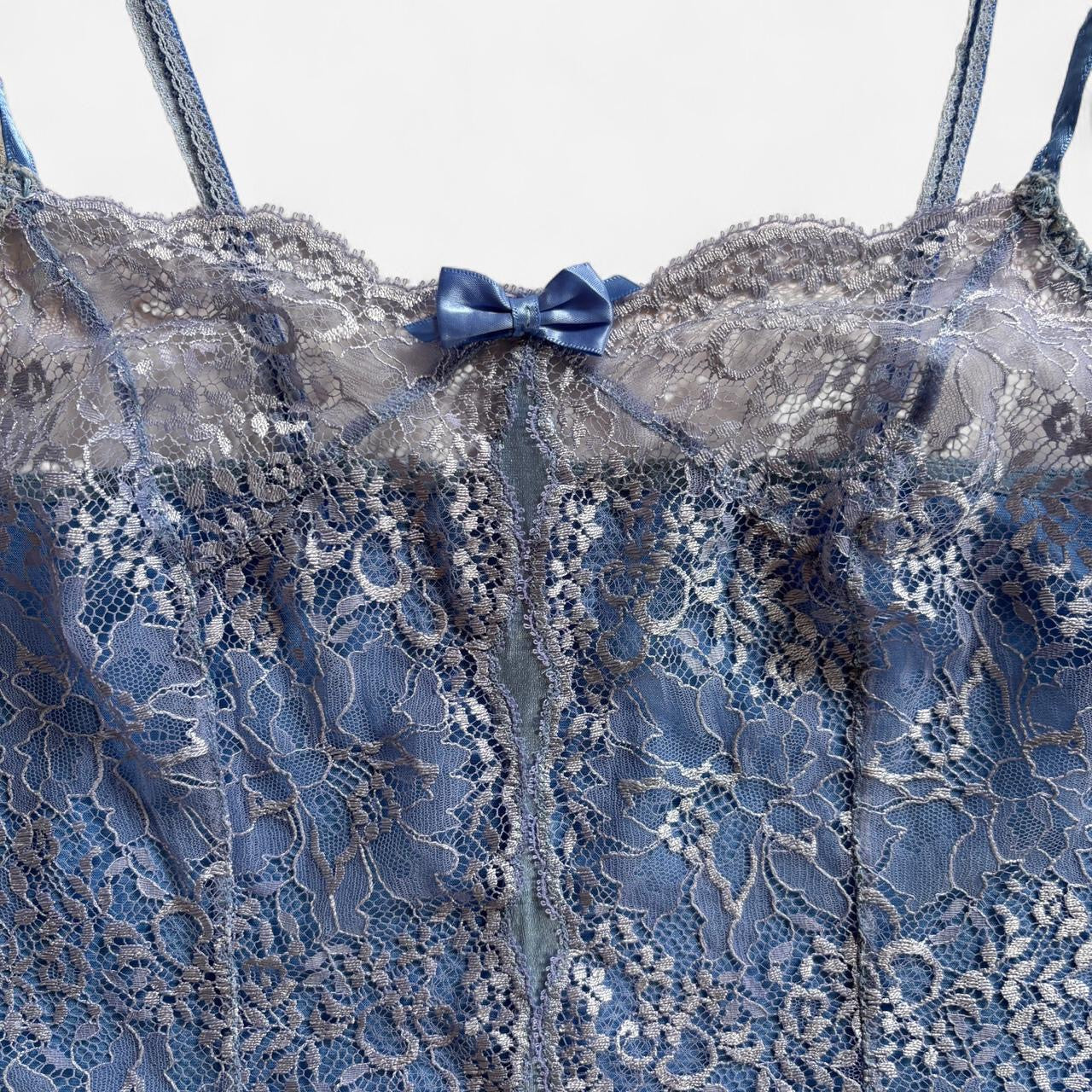 Vintage Baby Blue Lace Cami (S)