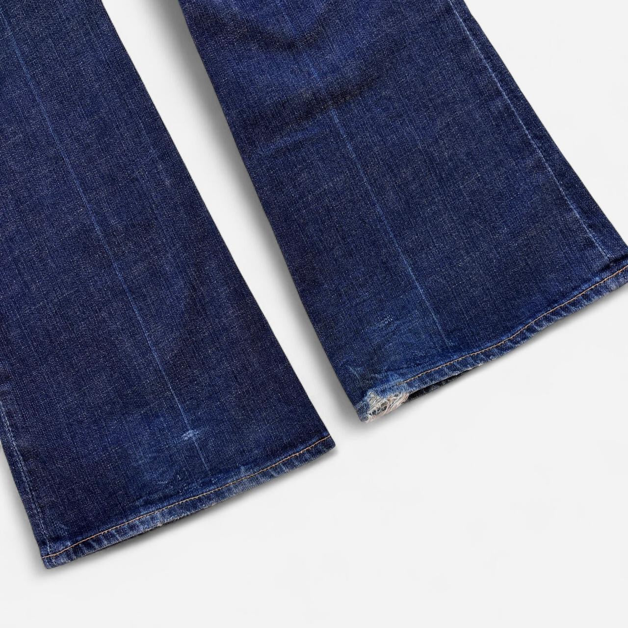 Y2K Low Rise Flare Jeans (XXS)