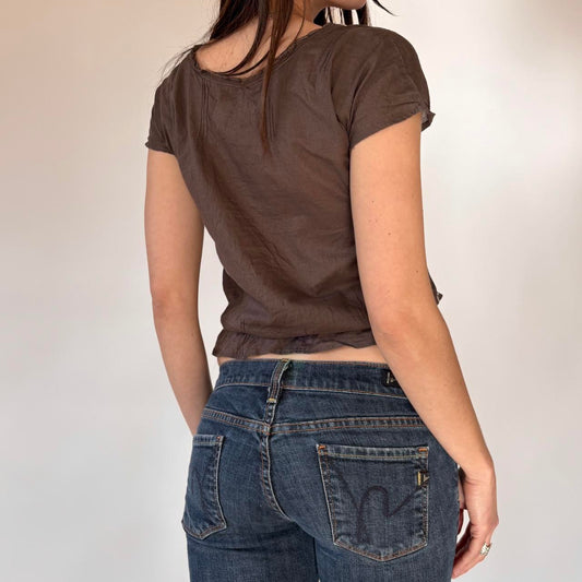 Abercrombie & Fitch Boho Embellished Top (S)