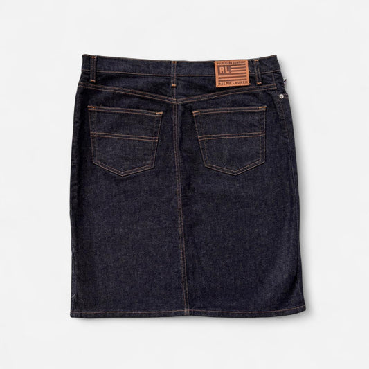 Ralph Lauren Polo Denim Skirt (L)