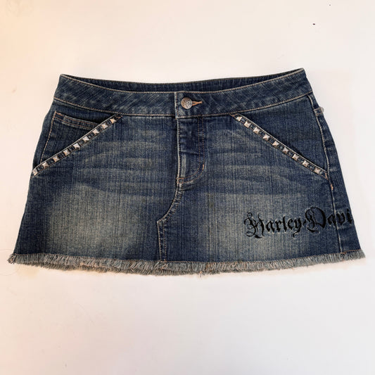 Harley Davidson Studded Denim Mini (XS)
