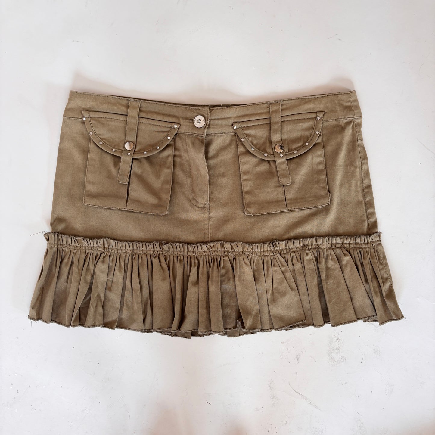 2000s Cargo Mini Skirt (M)