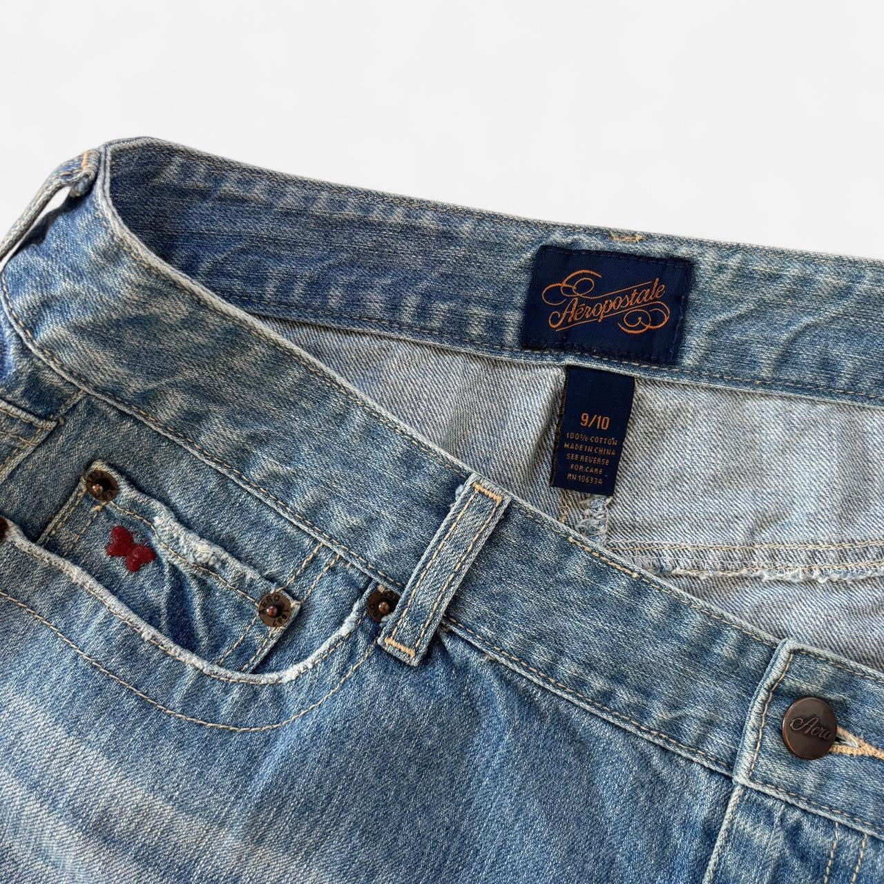 Y2K Denim Mini Skirt (M)