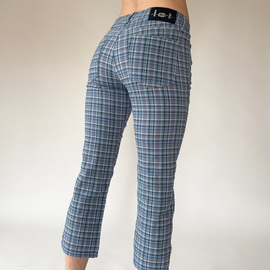 2000s Plaid Capris (XS/S)