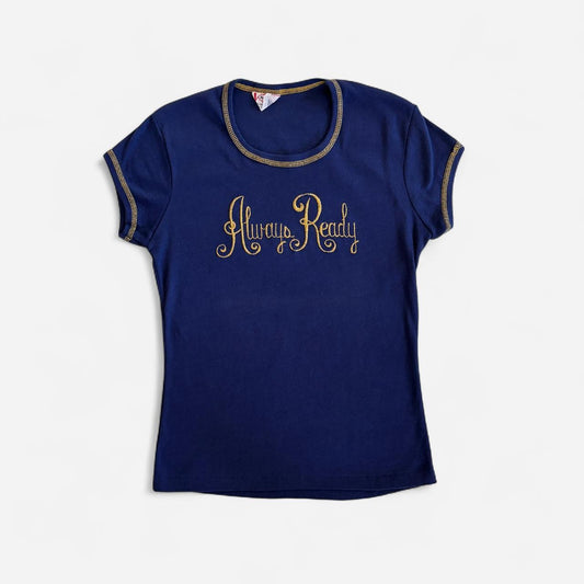 70s Always Ready Baby Tee (S/M)