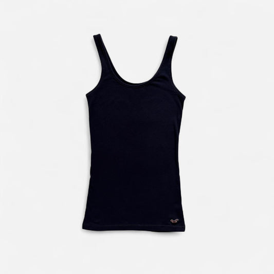 Hollister Navy Ribbed Tank Top (XS/S)