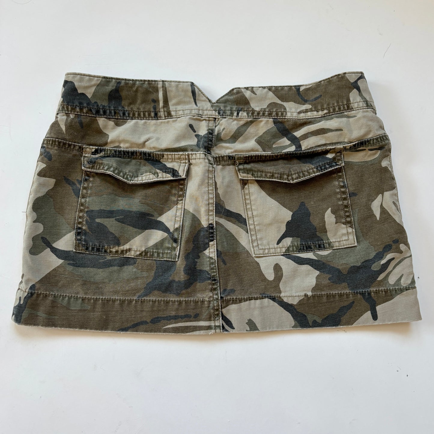 2000s Camo Mini Skirt (XS)