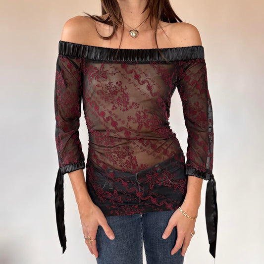 Charlotte Russe Off Shoulder Top (S)