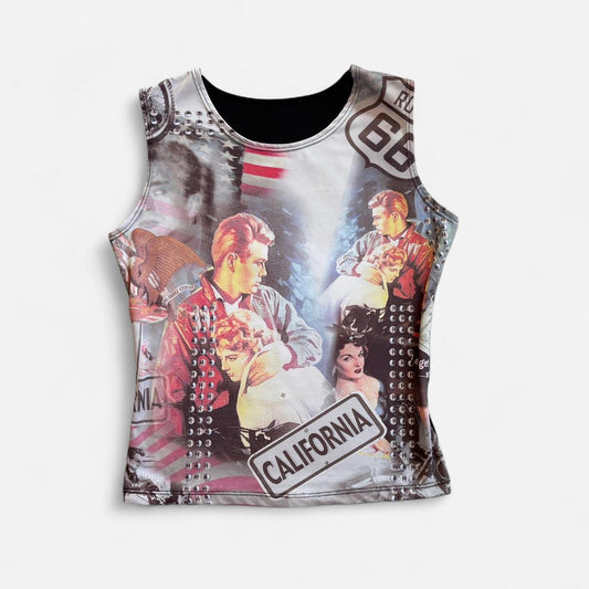 Y2K Graphic Tank (L)