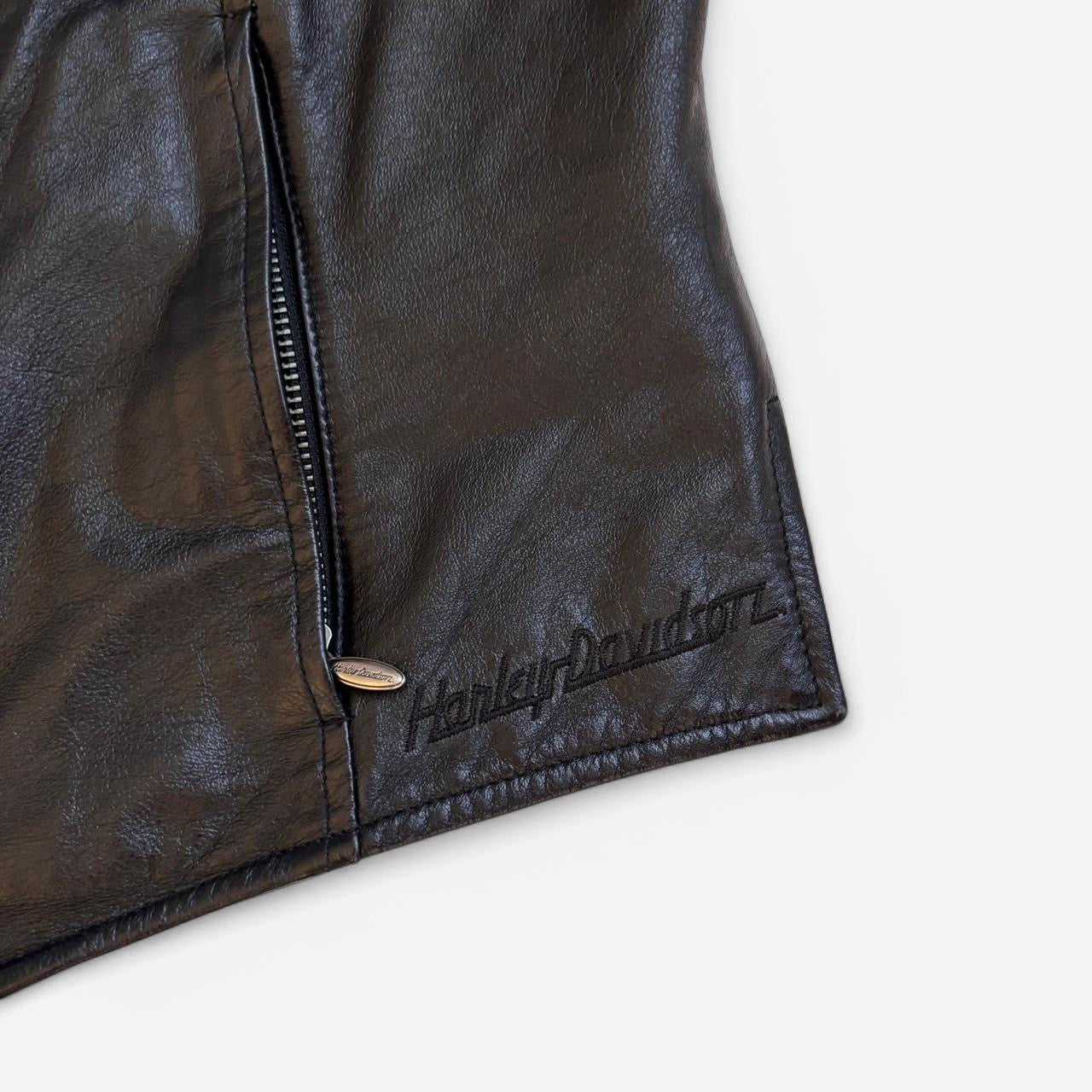 Harley Davidson Studded Leather Vest (S/M)