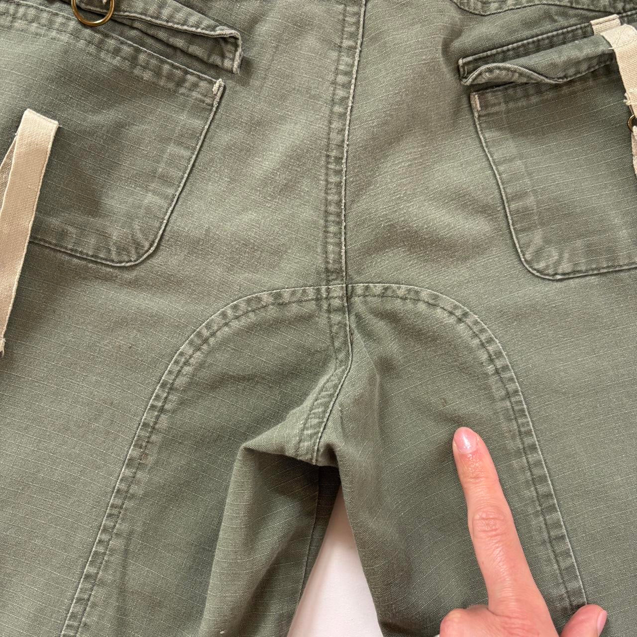 Y2K Low Rise Cargo Capris (XS/S)