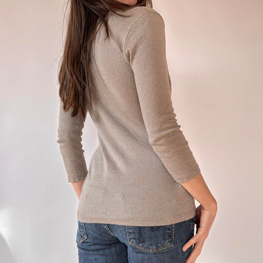 2000s Michael Stars Gray Knit Top (M)