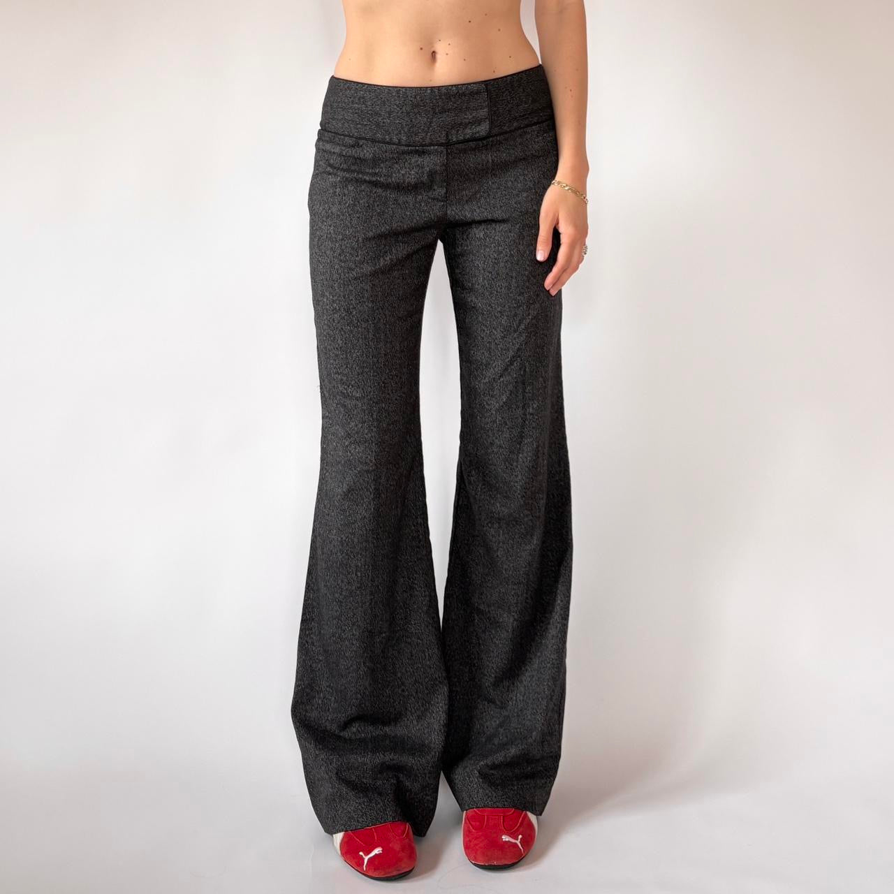 Y2K Gray Low Rise Flares (S)