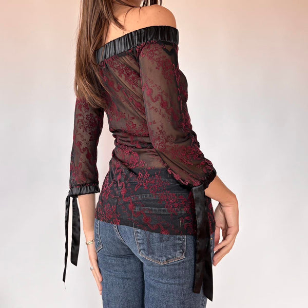 Charlotte Russe Off Shoulder Top (S)