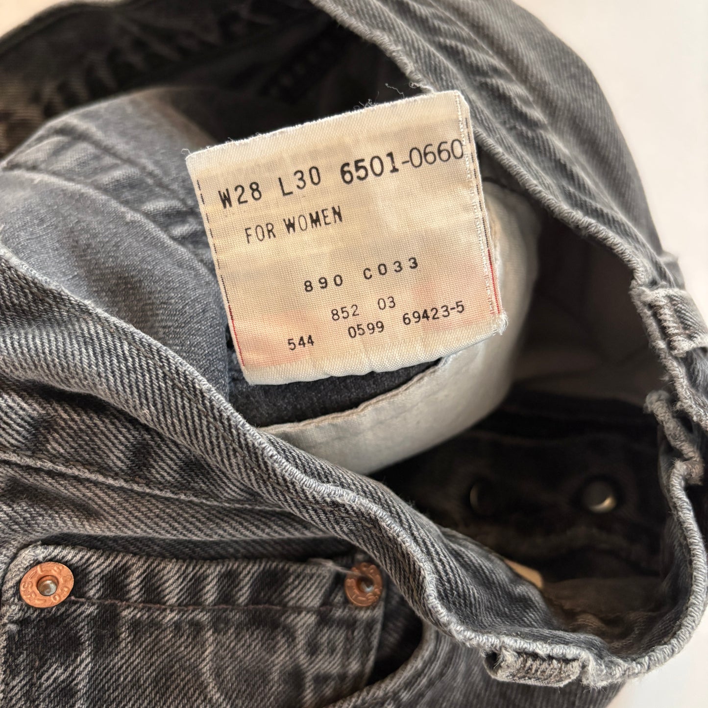 Levi’s 90s 501 “For Women” Jeans (S)