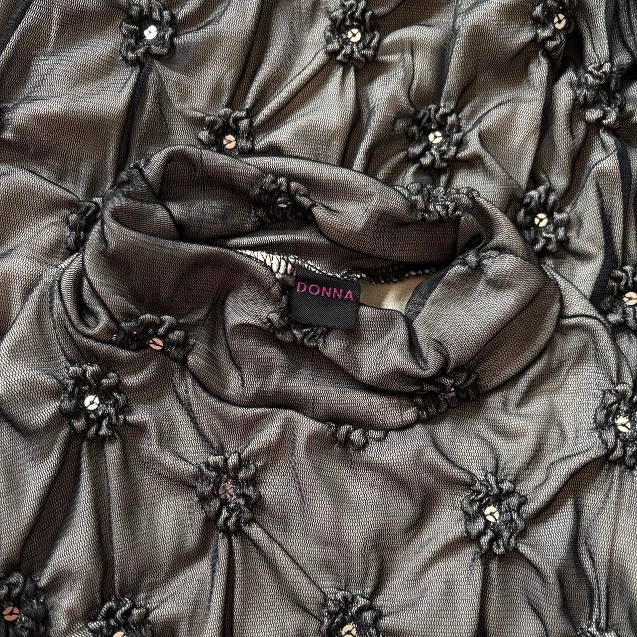 90s Mesh Mockneck Top (M/L)