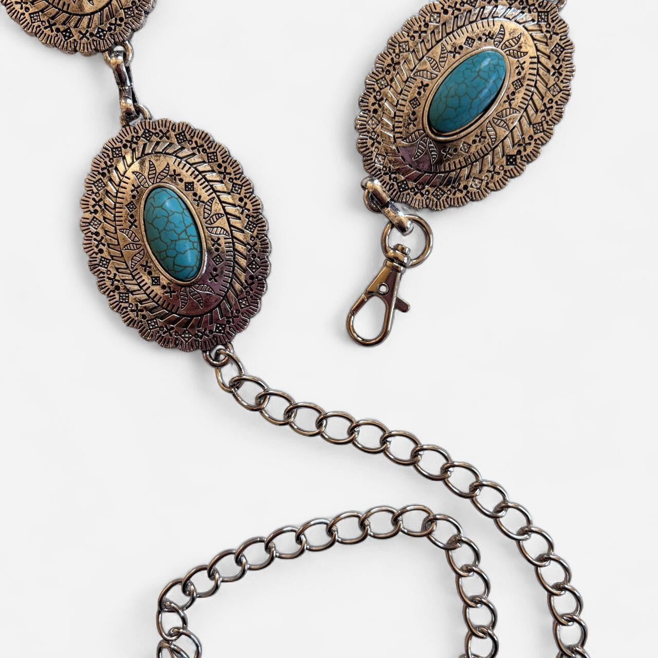 Western Concho Chain Belt