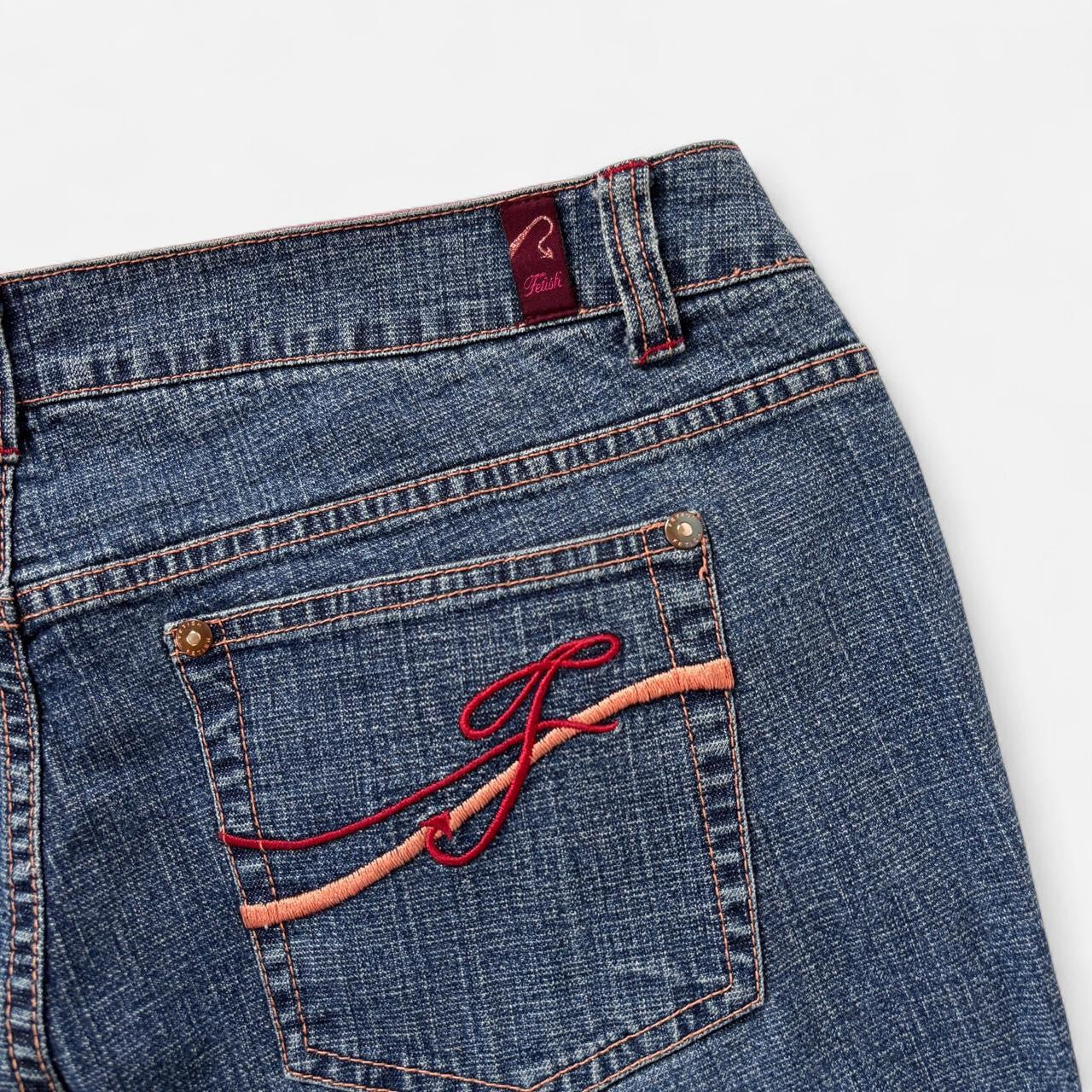 Y2K Fetish Low Rise Jeans (M)