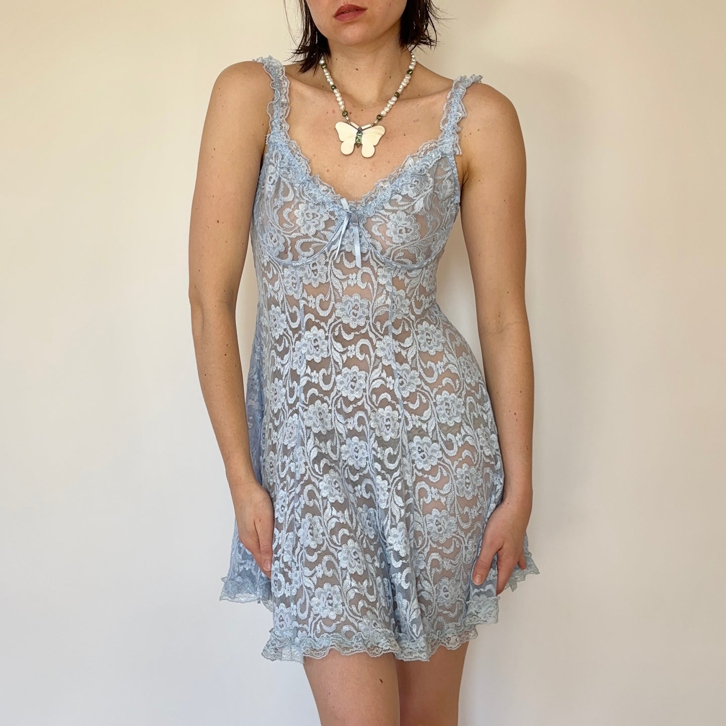 2000s Cinderella Lace Slip (S)