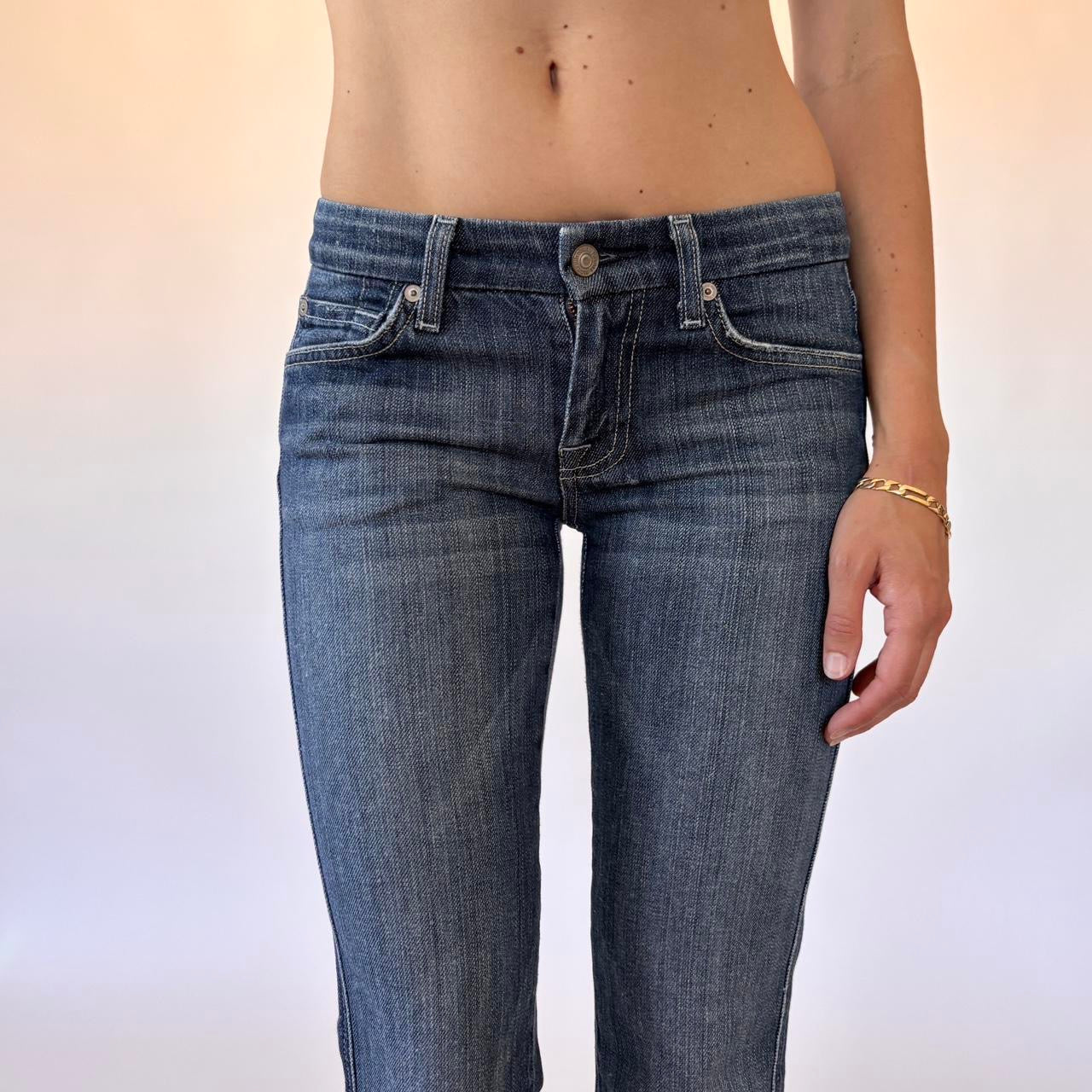 2000s Low Rise Seven Jeans (XXS)