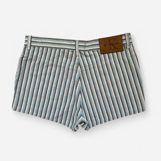 90s Calvin Klein Stripy Shorts (M)