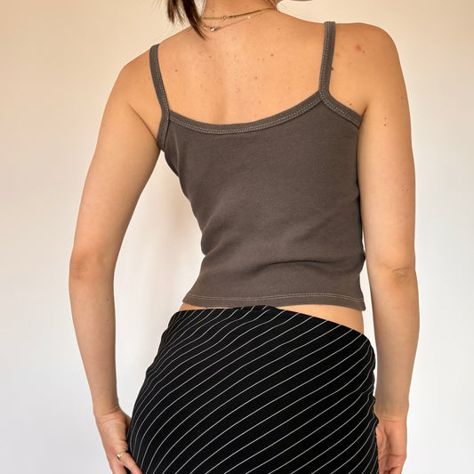 90s Slate Cotton Tank (XS)