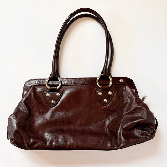 2000s Leather Shoulder Bag
