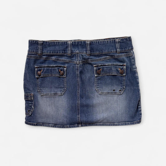 2004 Denim Mini Skirt (XL)
