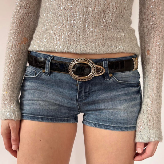 Western Reversible Leather Belt