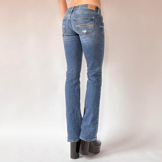 Abercrombie & Fitch Low Rise Jeans (XXS)