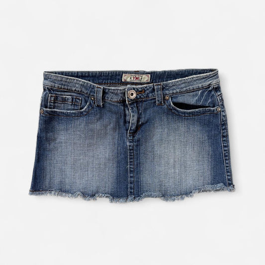 Y2K Denim Mini Skirt (M)