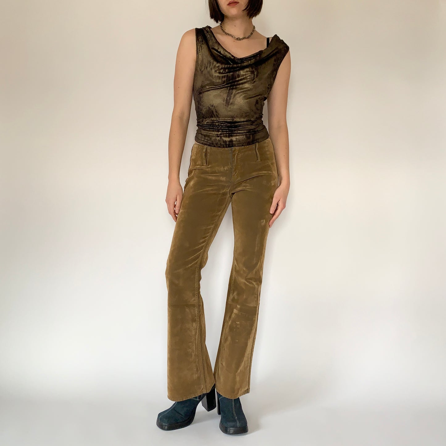 Vintage Velvet Lazer Jeans (S)