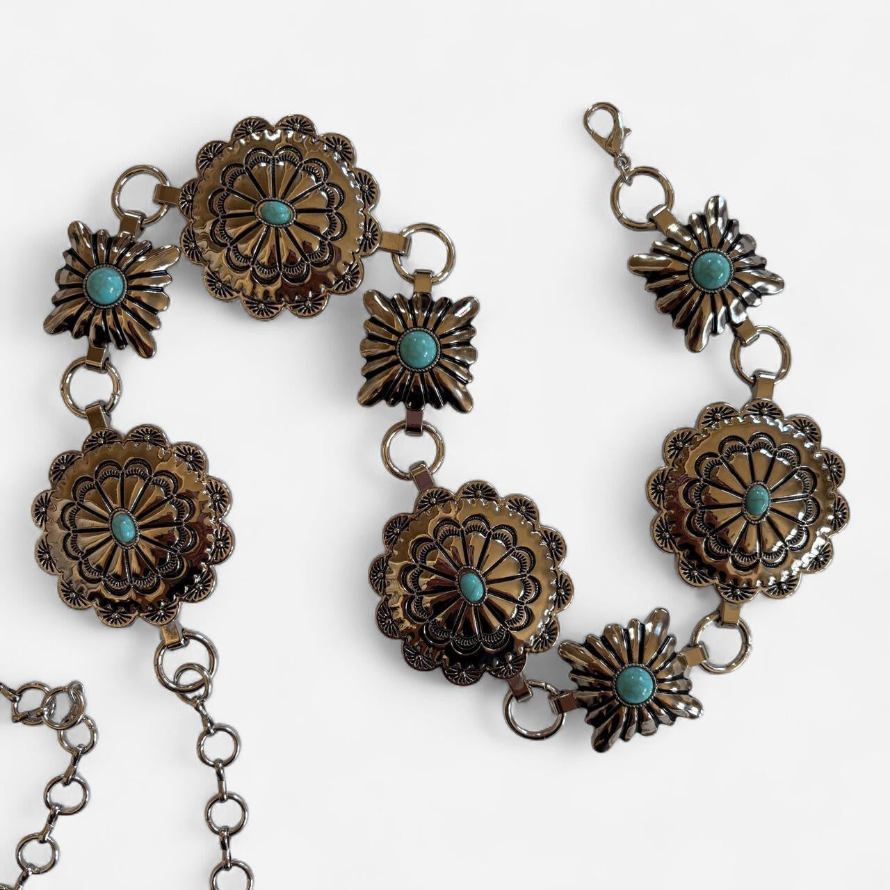 Western Concho Chain Belt