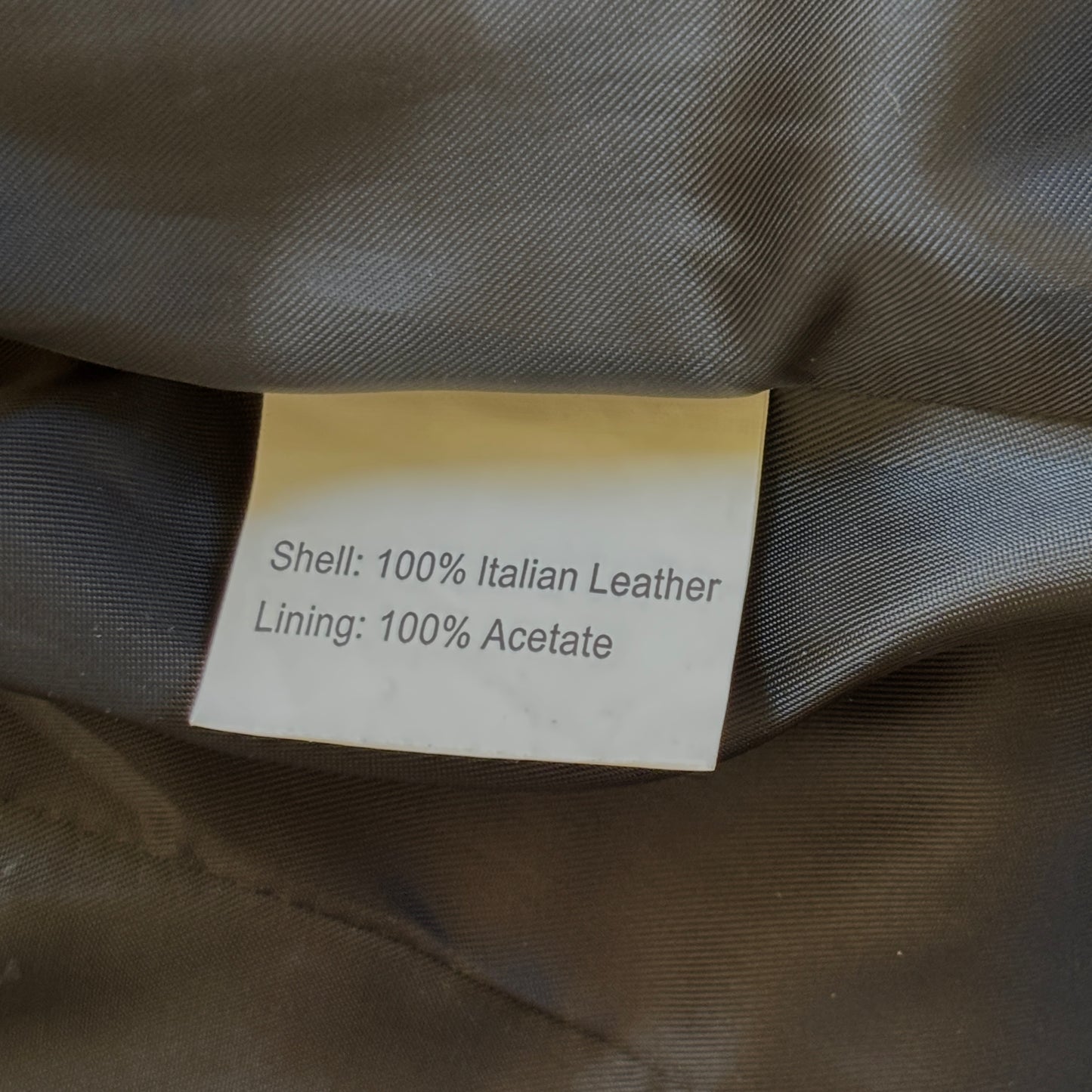 Italian Leather Moto Jacket (S)