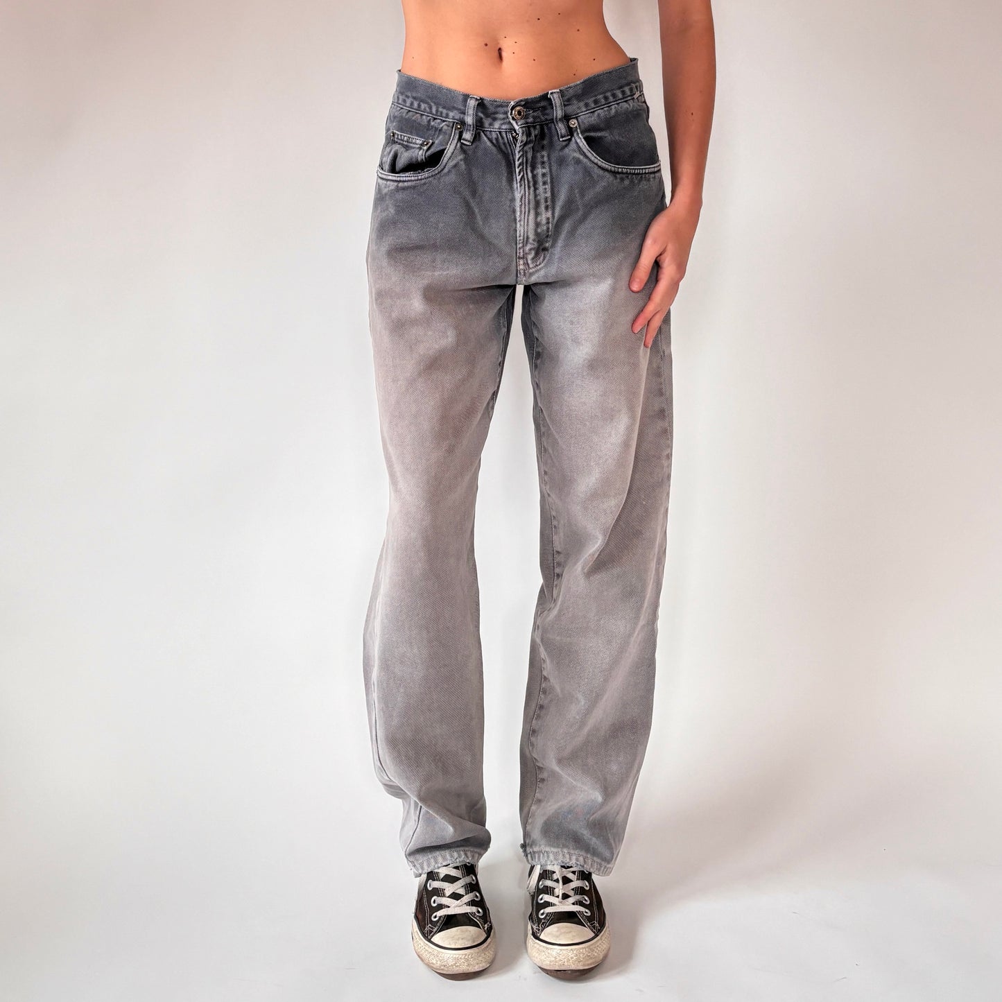 90s Faded Slate Jeans (S)