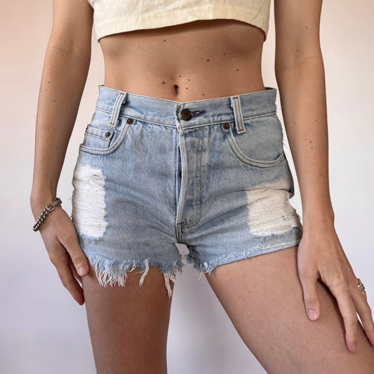 Levi’s 80s 701 Cutoff Denim Shorts (S)