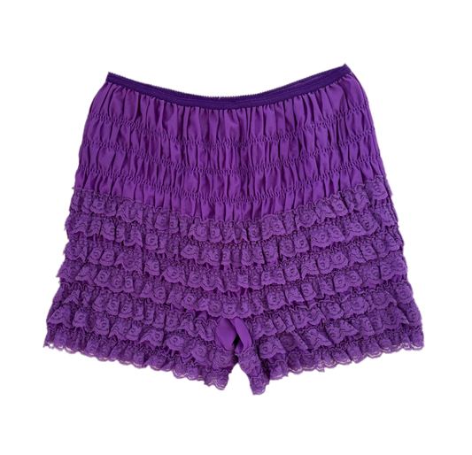 Vintage Orchid Ruffle Bloomers (S/M)