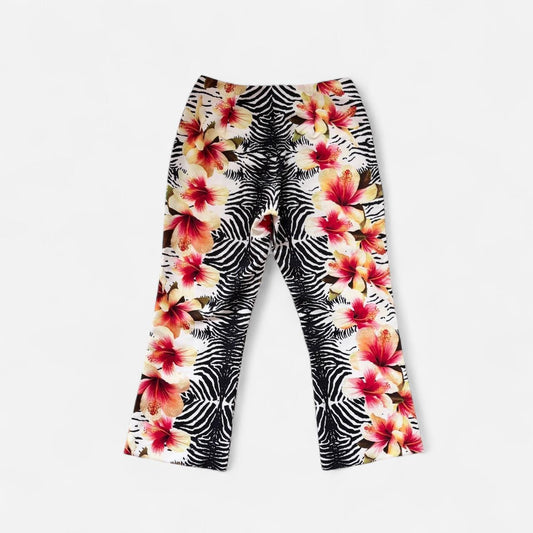 Y2K Caché Printed Flares (M)