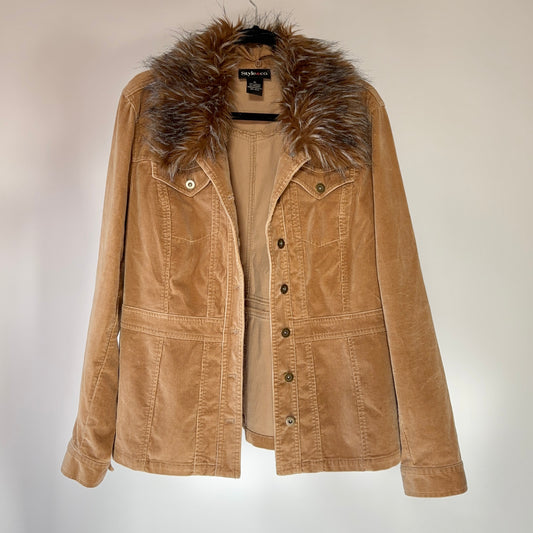 Y2K Corduroy Penny Lane Jacket (XL)