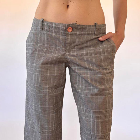 Y2K Low Rise Capri Trousers (M)