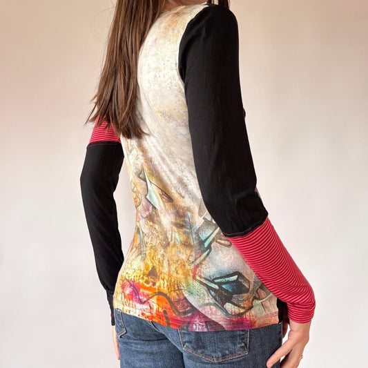 Y2K Paul Brial Graphic Top (M)