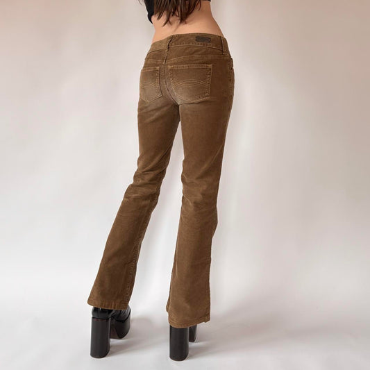 Y2K Abercrombie & Fitch Low Rise Corduroys (XS/S)