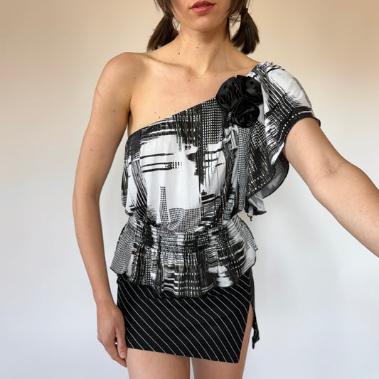Y2K One Shouldered Top (S/M)