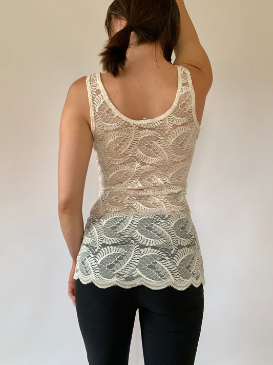 Y2K Lace Tank