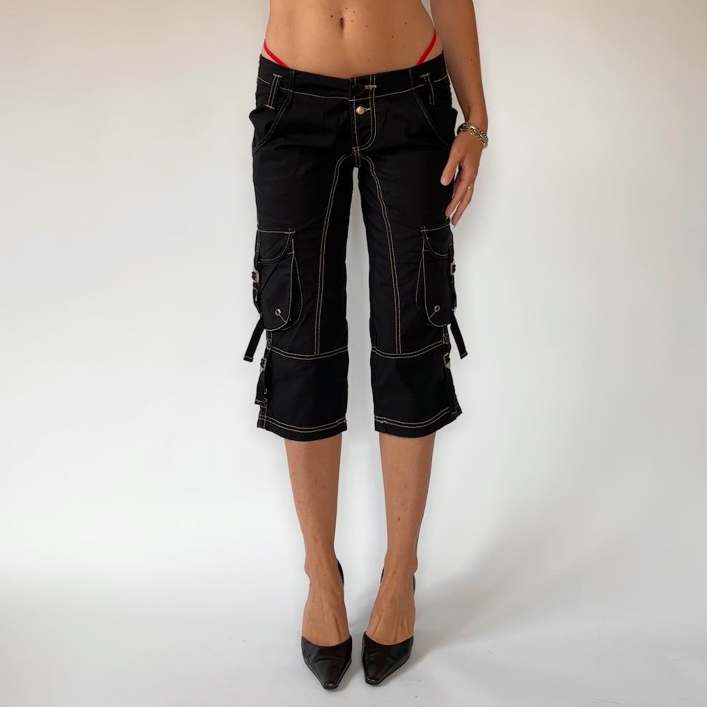 DKNY Sporty Cargo Capris (XS)