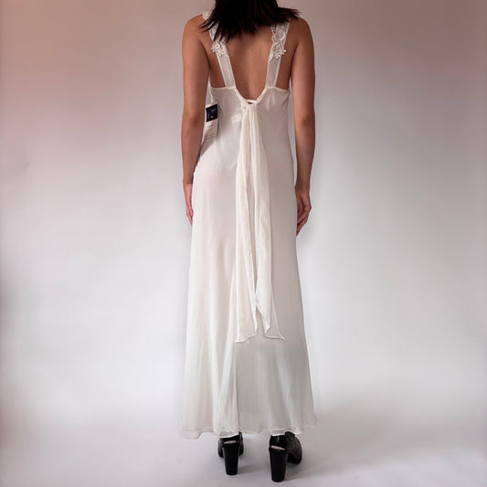90s Deadstock Ivory Slip (S)