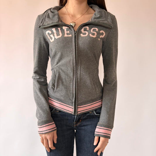 Y2K Guess Zip Up (M/L)