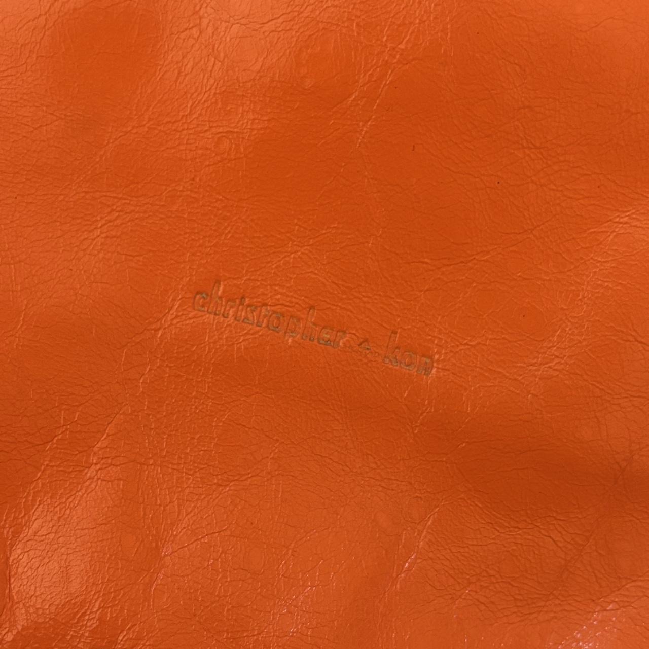 2000s Tangerine Leather Bag