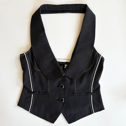 Y2K Corpcore Suit Vest (M)