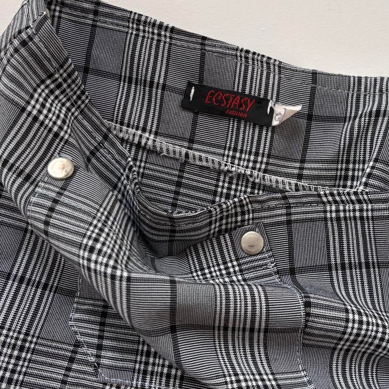 Pleated Plaid Mini Skirt (XS/S)